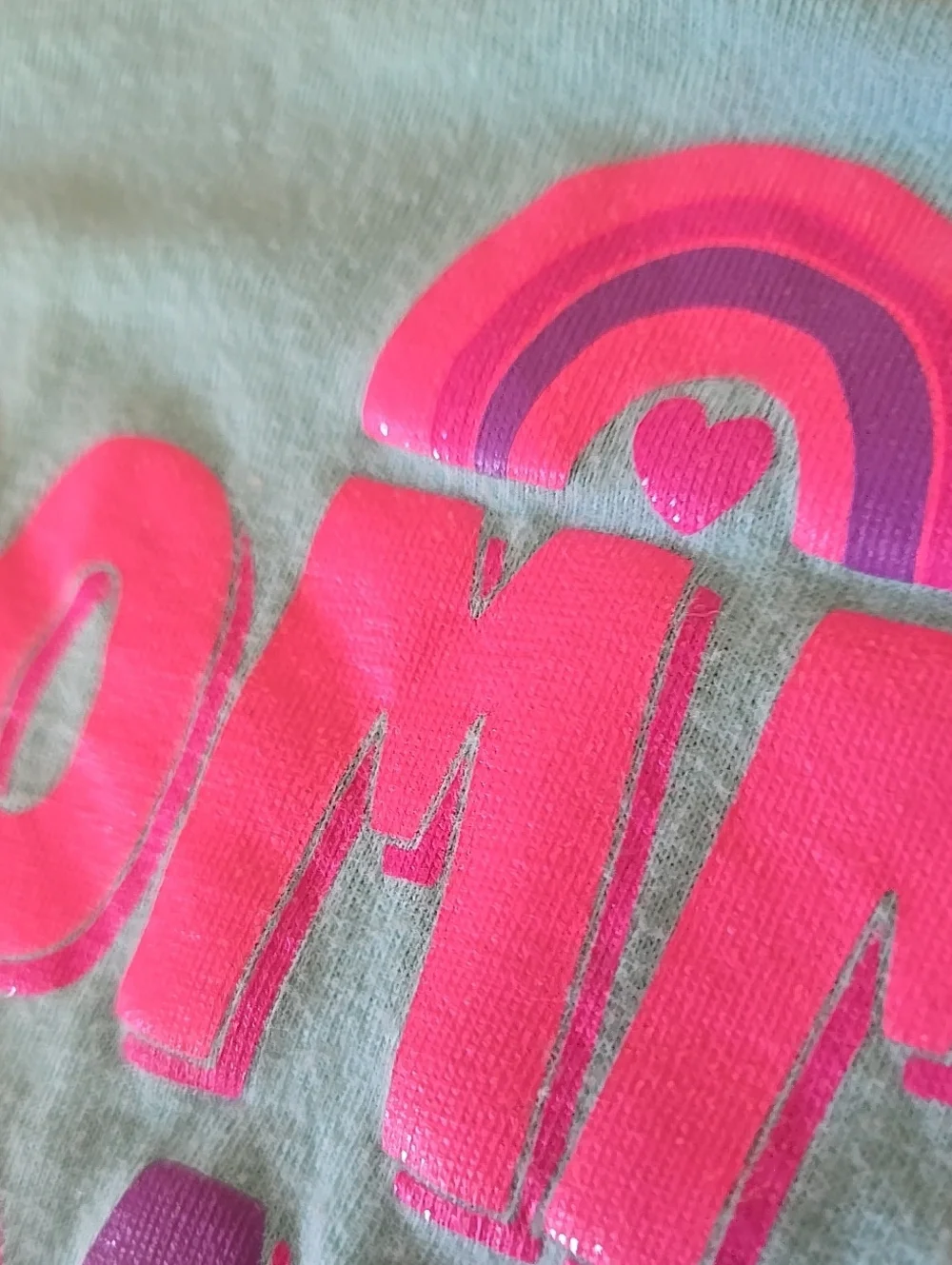 The Children's Place 3t Cat Aqua Long Sleeve Tee Pink Graphic Mommy Love Me